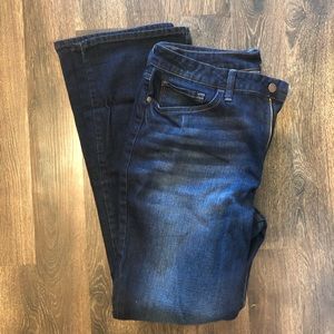 Worn once- Lee mid rise jeans